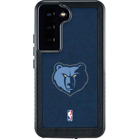 NBA Memphis Grizzlies Distressed Galaxy S24 Waterproof Case